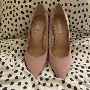 Vintage rose pink heels